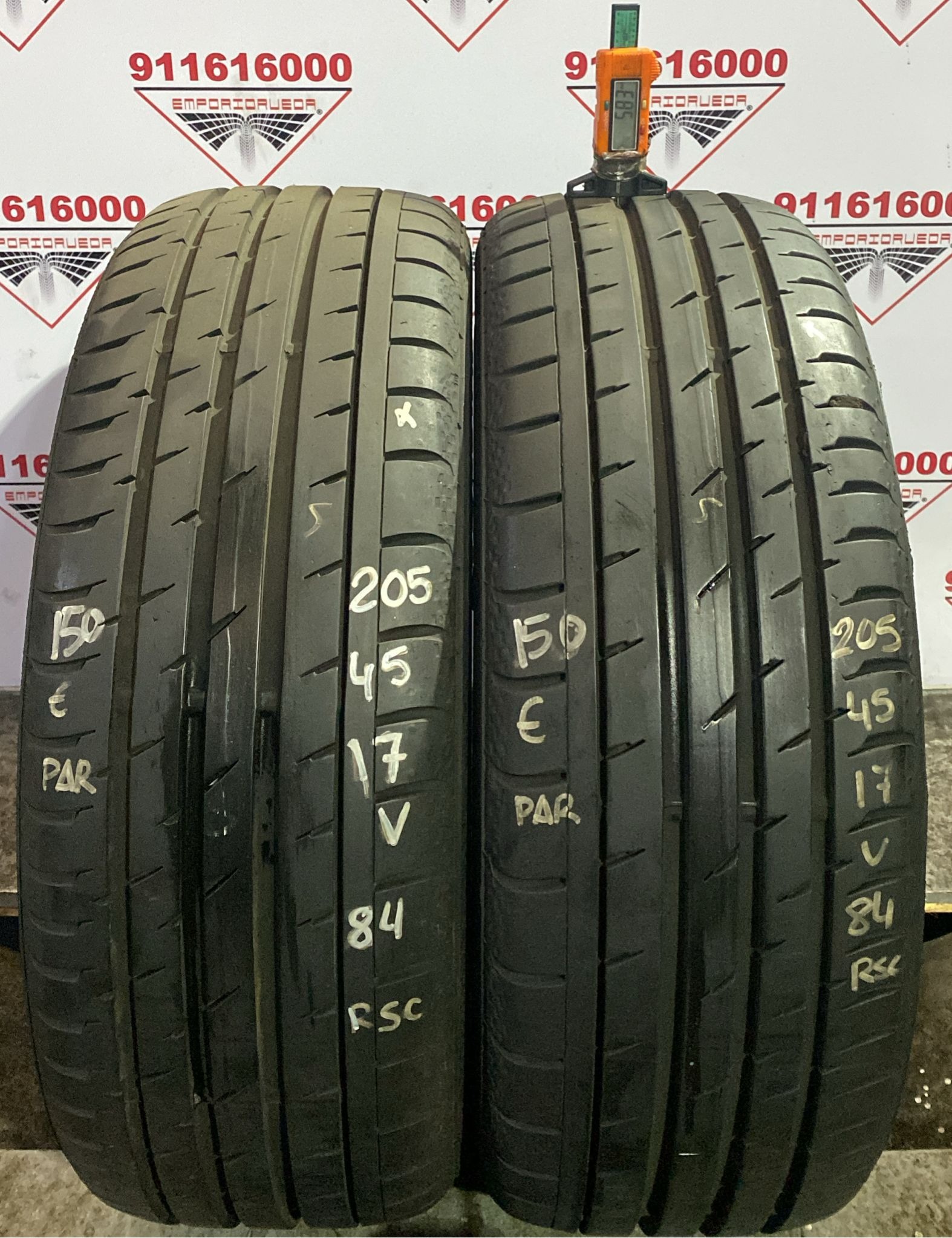 CONTINENTAL CONTISPORTCONTACT 3 USADO RSC 205/45 R17 84 V